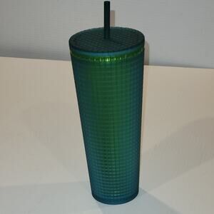 Starbucks Green Grid Mermaid Siren Venti Tumbler 24oz